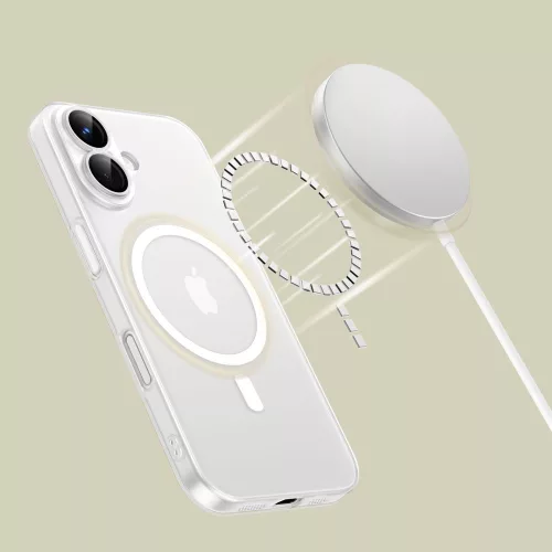 Tech-protect magslim magsafe iphone 16/17 tok - matte/ice