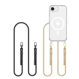   Tech-protect flexair chain magsafe iphone 16e/17e védőtok - fekete és taupe