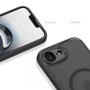 Tech-protect magcam magsafe iphone 16e / 17e matte black mágneses telefontok