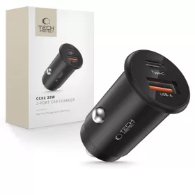 Tech-Protect CC02 2-PORT PD autós töltő