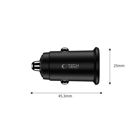 Tech-Protect CC02 2-PORT PD autós töltő