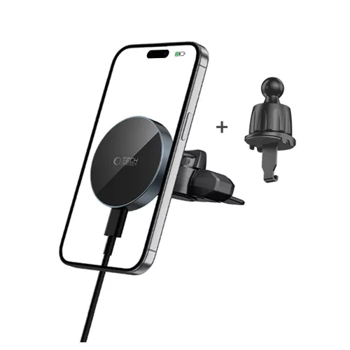 Tech-Protect MM15W-V5 CD 15W MagSafe mágneses autós tartó töltővel