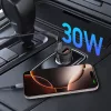 Tech-Protect CC03 2 portos autós töltő PD 30W / QC3.0 fekete
