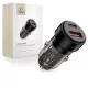 Tech-Protect CC03 2 portos autós töltő PD 75W fekete