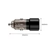 Tech-Protect CC03 2 portos autós töltő PD 75W fekete