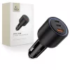 Tech-Protect CC04 3 portos autós töltő PD 175W fekete