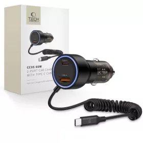 Tech-Protect CC05 2-PORT PD autós töltő
