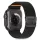 Tech-Protect Nylon Clasp Apple Watch szíj 44/45/46/49 mm - fekete