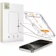 Tech-protect quick set+ 2-pack edzett üveg képernyővédő iPhone 16 Pro-hoz fekete