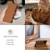 Tech-protect wallet iphone 16e/17e bőr táska barna