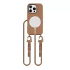 Tech-Protect MagNecklace MagSafe tok Apple iPhone 16 Pro készülékhez - Csokoládé barna