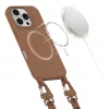 Tech-Protect MagNecklace MagSafe tok Apple iPhone 16 Pro készülékhez - Csokoládé barna