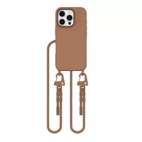   Tech-Protect MagNecklace MagSafe tok Apple iPhone 16 Pro Max készülékhez - Csokoládé barna