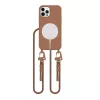 Tech-Protect Magnecklace MagSafe tok, Apple iPhone 12/12 Pro chocolate barna