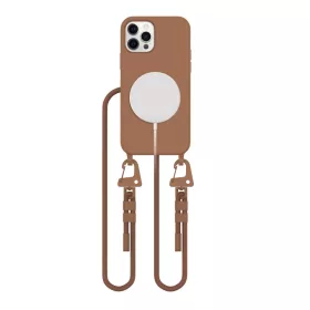   Tech-Protect Magnecklace MagSafe tok, Apple iPhone 12/12 Pro chocolate barna