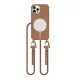 Tech-Protect Magnecklace MagSafe tok, Apple iPhone 12/12 Pro chocolate barna