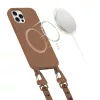 Tech-Protect Magnecklace MagSafe tok, Apple iPhone 12/12 Pro chocolate barna