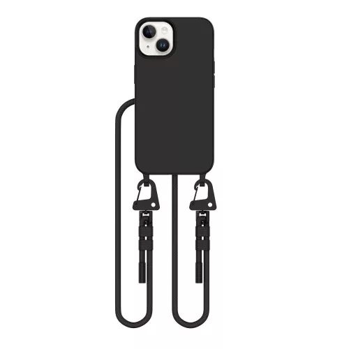Tech-Protect Magnecklace MagSafe iPhone 14 fekete nyaklánc tok
