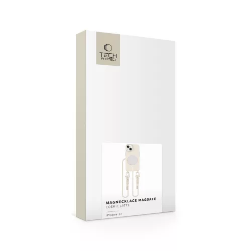 Tech-Protect Magnecklace MagSafe iPhone 14 cosmic latte