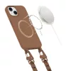 Tech-Protect Magnecklace MagSafe iPhone 14 csokoládébarna