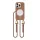 Tech-Protect Magnecklace MagSafe iPhone 14 Pro csokoládébarna