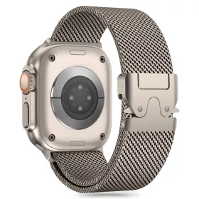   Tech-Protect Milano Apple Watch szíj 44/45/46/49 mm - titán