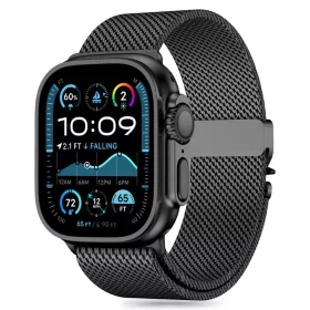  Tech-Protect Milano Apple Watch szíj 44/45/46/49 mm - fekete