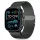 Tech-Protect Milano Apple Watch szíj 44/45/46/49 mm - fekete