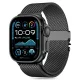Tech-Protect Milano Apple Watch szíj 44/45/46/49 mm - fekete