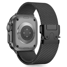   Tech-Protect Milano Apple Watch szíj 44/45/46/49 mm - fekete