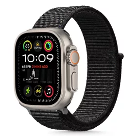 Tech-Protect Nylon Apple Watch szíj 44/45/46/49 mm - fekete