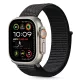 Tech-Protect Nylon Apple Watch szíj 44/45/46/49 mm - fekete