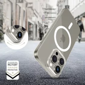   Tech-protect flexair magsafe iPhone 15 pro átlátszó védőtok
