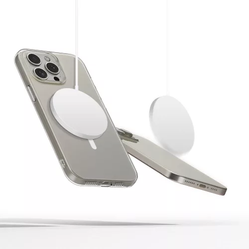 Tech-protect flexair magsafe iPhone 15 pro átlátszó védőtok