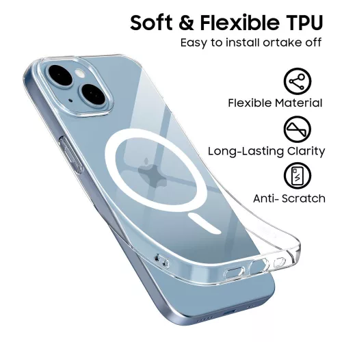 Tech-Protect Flexair MagSafe tok, Apple iPhone 13/14 átlátszó -