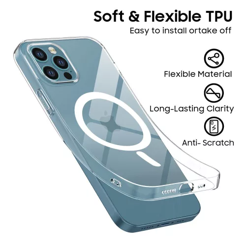 Tech-Protect Flexair MagSafe tok, Apple iPhone 12/12 Pro átlátszó