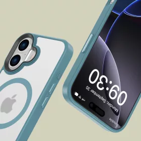 Tech-protect magmat magsafe iphone 16 matt teal telefontok