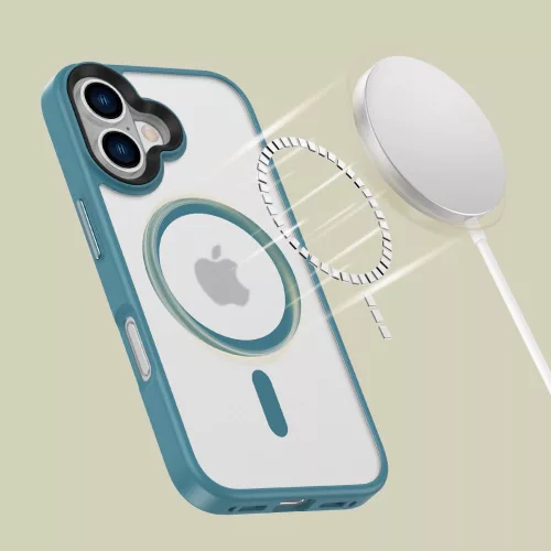Tech-protect magmat magsafe iphone 16 matt teal telefontok