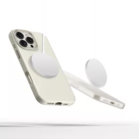   Tech-protect silicone pure magsafe iPhone 16 Pro szilikontok - cosmic latte