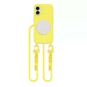   Tech-Protect MagNecklace MagSafe tok Apple iPhone 16 készülékhez - Kanári sárga