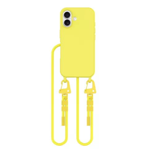 Tech-Protect MagNecklace MagSafe tok Apple iPhone 16 készülékhez - Kanári sárga