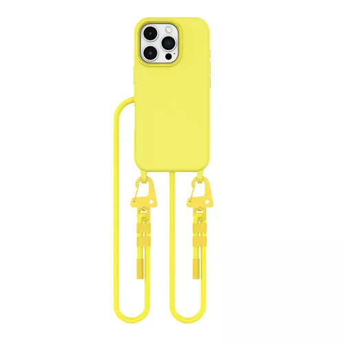 Tech-Protect MagNecklace MagSafe tok Apple iPhone 16 Pro készülékhez - Kanári sárga