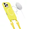 Tech-Protect MagNecklace MagSafe tok Apple iPhone 16 Pro Max készülékhez - Kanári sárga