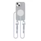 Tech-Protect Magnecklace MagSafe iPhone 14 crayon grey nyakláncú tok