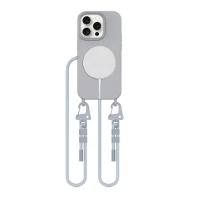   Tech-Protect Magnecklace MagSafe iPhone 14 Pro nyakpánt tok krétaszürke