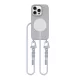 Tech-Protect Magnecklace MagSafe iPhone 14 Pro nyakpánt tok krétaszürke