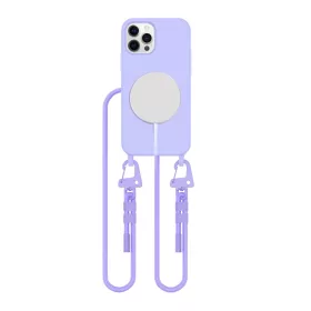   Tech-Protect Magnecklace MagSafe tok, Apple iPhone 12/12 Pro levendula