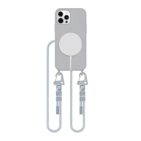  Tech-Protect Magnecklace MagSafe tok, Apple iPhone 12/12 Pro crayon szürke