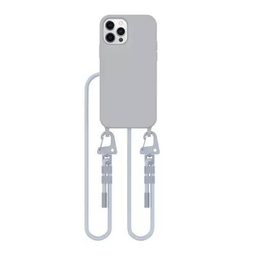 Tech-Protect Magnecklace MagSafe tok, Apple iPhone 12/12 Pro crayon szürke