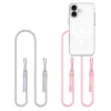 Tech-protect flexair chain magsafe iphone 16 védőtok szürke és rózsaszín